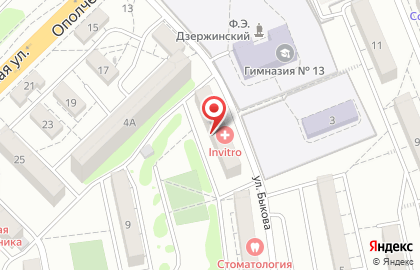 Почтовое отделение №15 в Тракторозаводском районе на карте