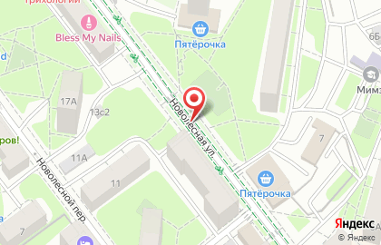 Арт-галерея В.А. Лескова на Новолесной улице на карте