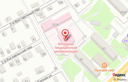Больница медицинской реабилитации на улице Шевченко на карте
