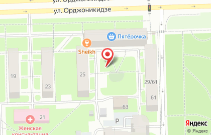 ООО Карекс-Центр на улице Орджоникидзе на карте