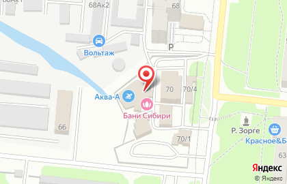 Центр недвижимости в Новосибирске на карте