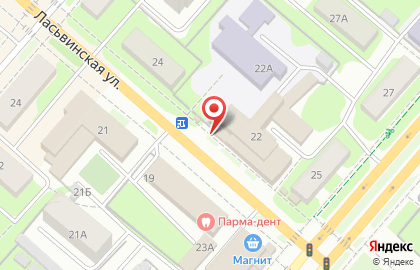 Агентство недвижимости Калина на Ласьвинской улице на карте