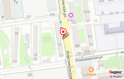 Аптека Будь Здоров на Тихоокеанской улице на карте