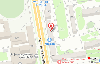 Рекламное агентство Инфоцентр Тройка на Пушкинской улице на карте