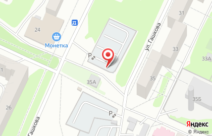 Автостоянка в Перми на карте