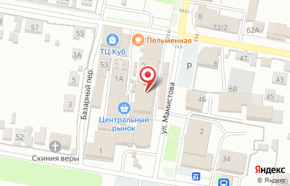 Магазин домашнего текстиля на улице Мамистова на карте