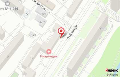 Страховая компания СберСтрахование на Озерной на карте