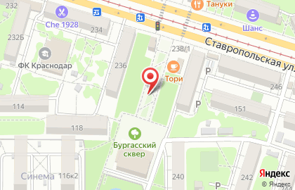 Sakura в Центральном округе на карте