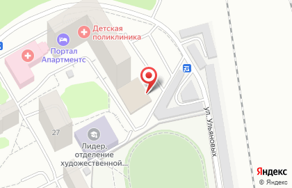 Торгово-офисный центр Торгово-офисный центр на улице Ульяновых на карте