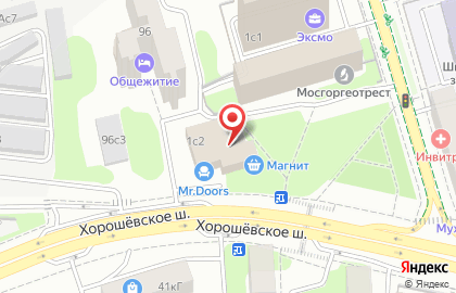 Магазин MebelGold на метро Полежаевская на карте