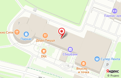 Lego в ТЦ МЕГА Парнас на карте