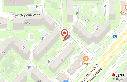 Киоск по продаже кондитерских изделий в Октябрьском районе на карте
