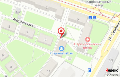 ЗАО Четвертый трест на Андреевской улице на карте