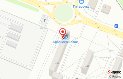Магазин Красное & Белое в Тамбове на карте
