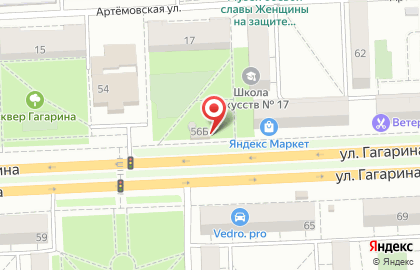 Салон Русский фейерверк в Октябрьском районе на карте