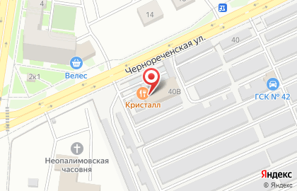 Служба доставки Васаби на Чернореченской улице на карте