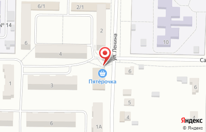 Супермаркет Пятерочка в Новоугольном микрорайоне на карте