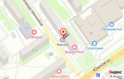 Сервисный центр Аврора сервис на улице Старых Производственников на карте