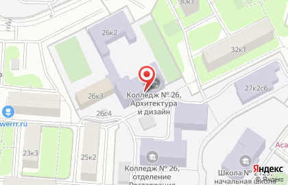 Колледж 26 Кадр в Москве на карте