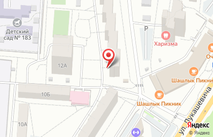Магазин алкогольной продукции ВинАГрад на улице Лукашевича, 12 на карте