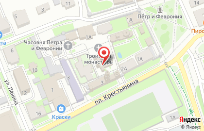 Свято-Троицкий женский епархиальный монастырь на карте