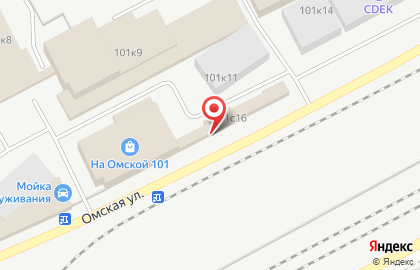 Оптовая фирма на Омской улице на карте