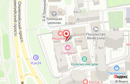 ОАО Международный банк Санкт-Петербурга на карте
