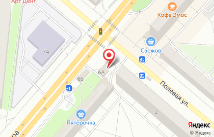 Продуктовый магазин в Москве на карте