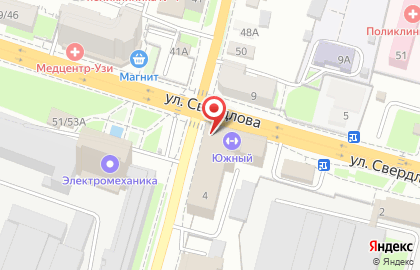 Банкетный зал Виктория на улице Свердлова на карте