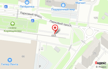 Автостоянка в Перми на карте