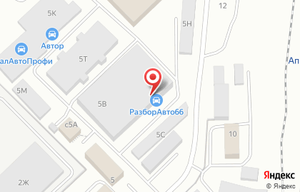 Центр авторазбора РазборАвто66 на карте