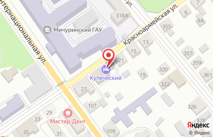 Отель Купеческий, гостиница на Красноармейской улице на карте