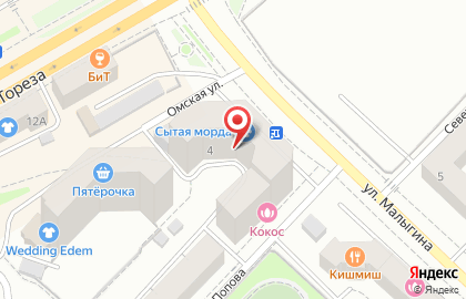 Интернет-магазин печатей и штампов Печать72.ру на улице Малыгина на карте