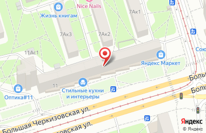 Компания ТехноС на Большой Черкизовской улице на карте