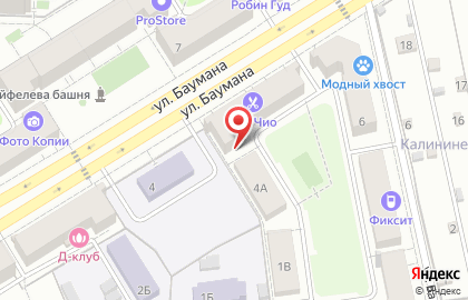 Пивница на улице Баумана на карте