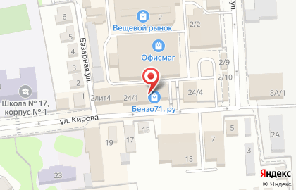 Тульский мемориальный комплекс Монолит на улице Кирова на карте