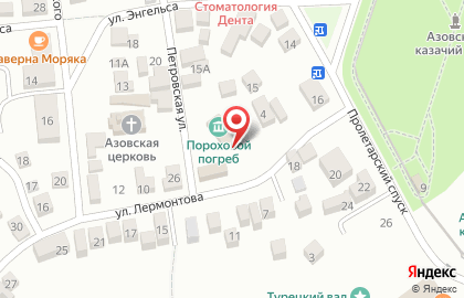 Пороховой погреб на карте