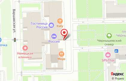 Многопрофильный медицинский центр Немецкая семейная клиника на площади Чернышевского на карте