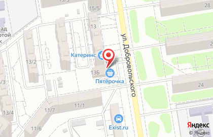 Банкомат Сбербанк на улице Добровольского, 13б на карте