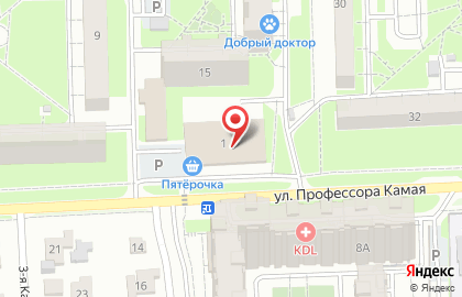 Магазин детской одежды на ул. Профессора Камая, 1 на карте