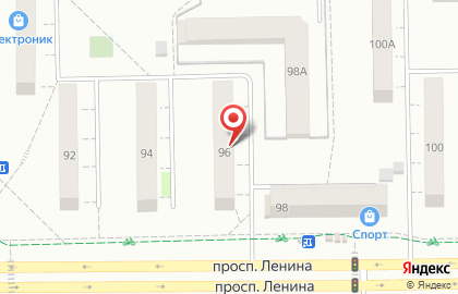 Служба доставки Инь-Янь на проспекте Ленина на карте