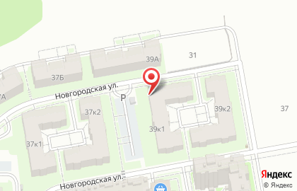 Торговая компания Природный Источник на Новгородской улице на карте