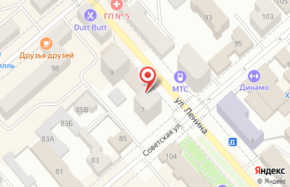 Оптово-розничная сеть магазинов Кыштымский трикотаж на Советской улице на карте