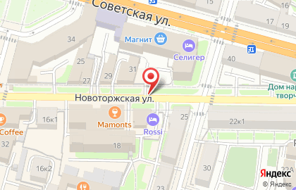 ОАО МДМ Банк на Новоторжской улице на карте