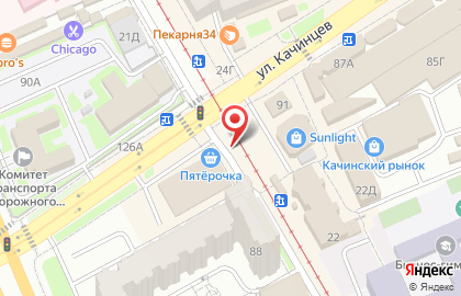 Цветочная лавка Катюша в Дзержинском районе на карте