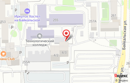 Служба заказа легкового транспорта на Байкальской улице на карте