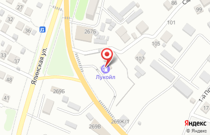 Лукойл-Югнефтепродукт на улице Адмирала Нахимова на карте