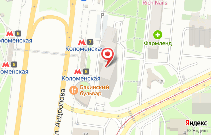ЦЕНТР ЮВЕЛИР на Коломенской на карте