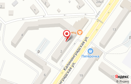 Салон оптики в Калининграде на карте