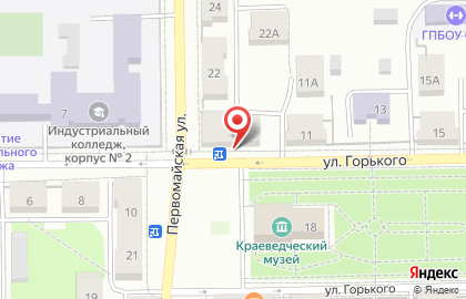 Мастерская по изготовлению памятников Гранит Мастер на улице Горького на карте